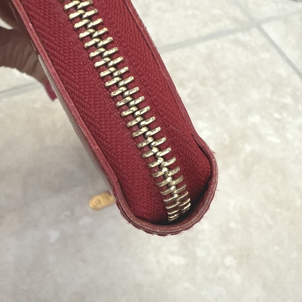 Louis Vuitton Zippy Wallet Monogram Vernis Pomme d'Amour Red SP1100 - Picture 15 of 15